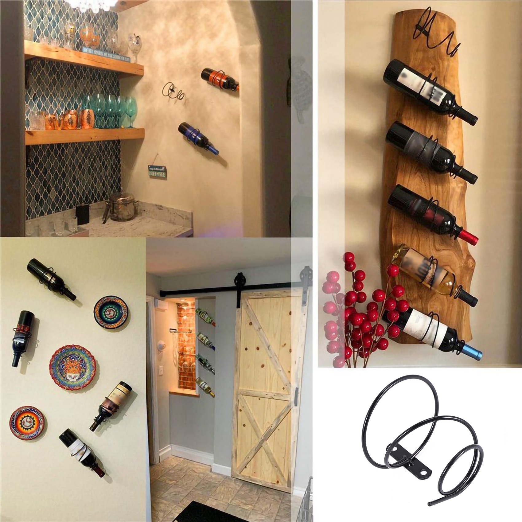 Wine Rack Wall Mount - Entrega en 24 Horas, Paquete de