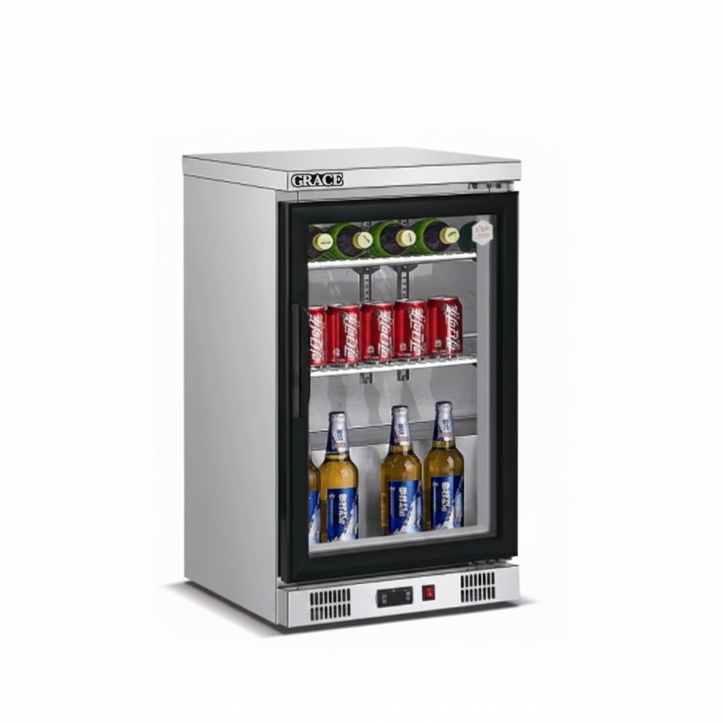 Wine Beer Fridge Under Counter - Refrigerador Bajo Encimera, Acero Inoxidable 304,