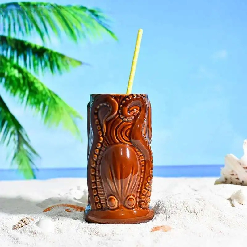 Wine Beer Indian - TIKI-taza de cóctel para Bar, vaso