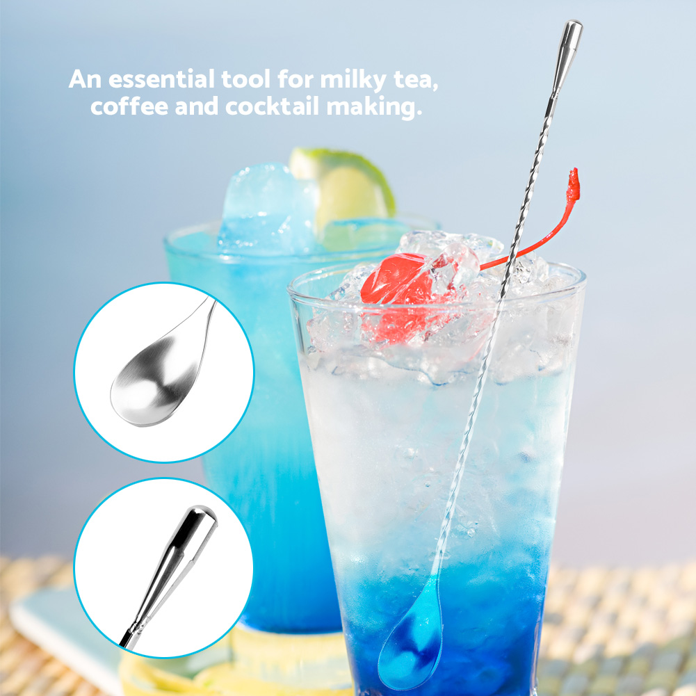 Bar Spoon Twisted - Cuchara mezcladora de bar, cuchara de