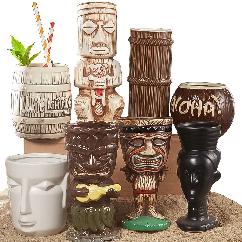 Taza Tiki hawaiana de 60 tipos - Wine Beer Type reseña y precio