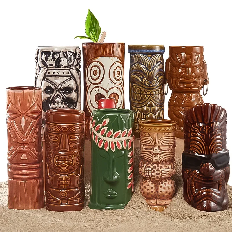 Taza Tiki hawaiana de 60 tipos - Wine Beer Type reseña y precio