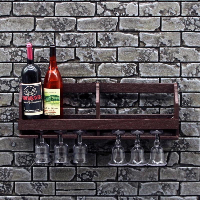 1 Juego de casa de muñecas de  - Wine Rack Wall Mount reseña y precio