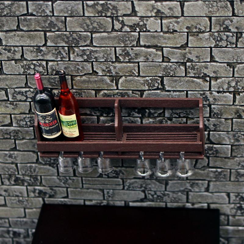 1 Juego de casa de muñecas de  - Wine Rack Wall Mount reseña y precio