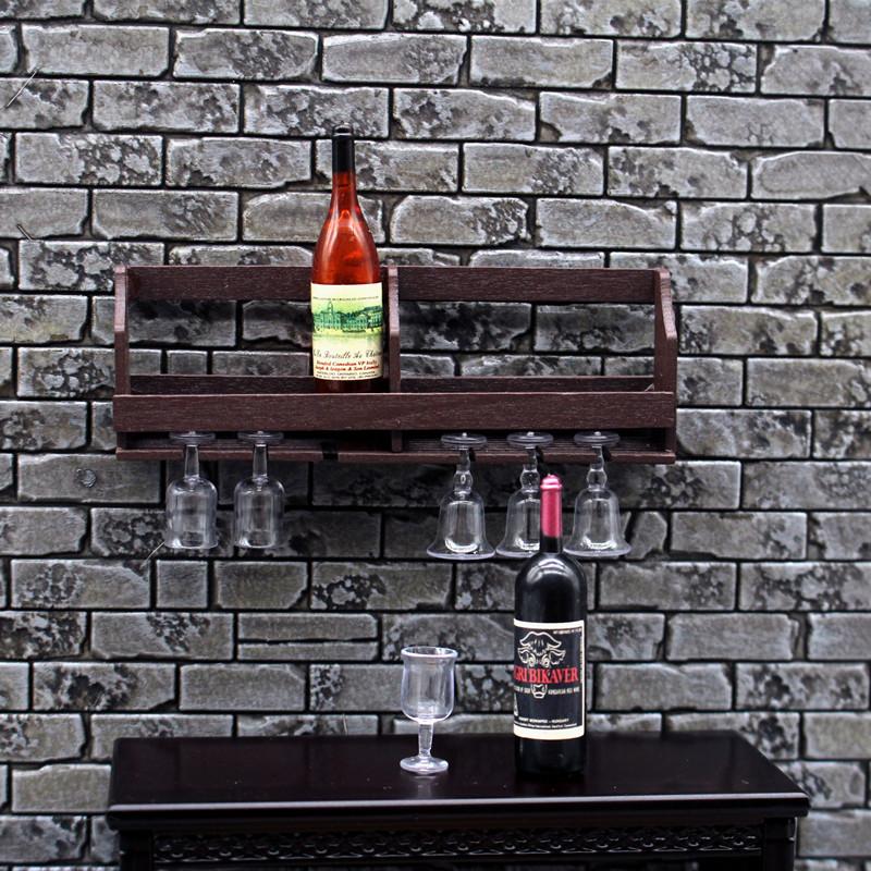 1 Juego de casa de muñecas de  - Wine Rack Wall Mount reseña y precio