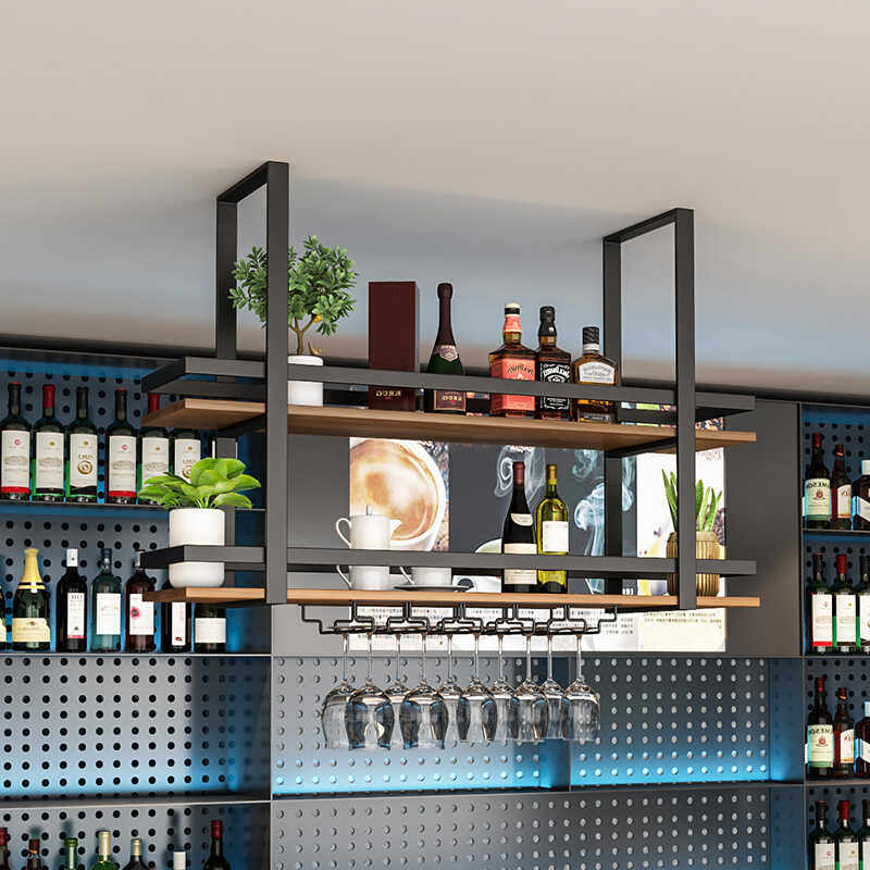 Colgador de hierro forjado de  - Wine Rack Wall Mount reseña y precio