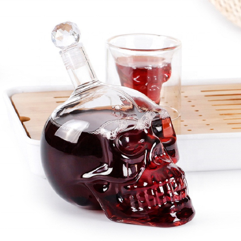 Decantador creativo con cabeza - Wine Beer Glass Set reseña y precio