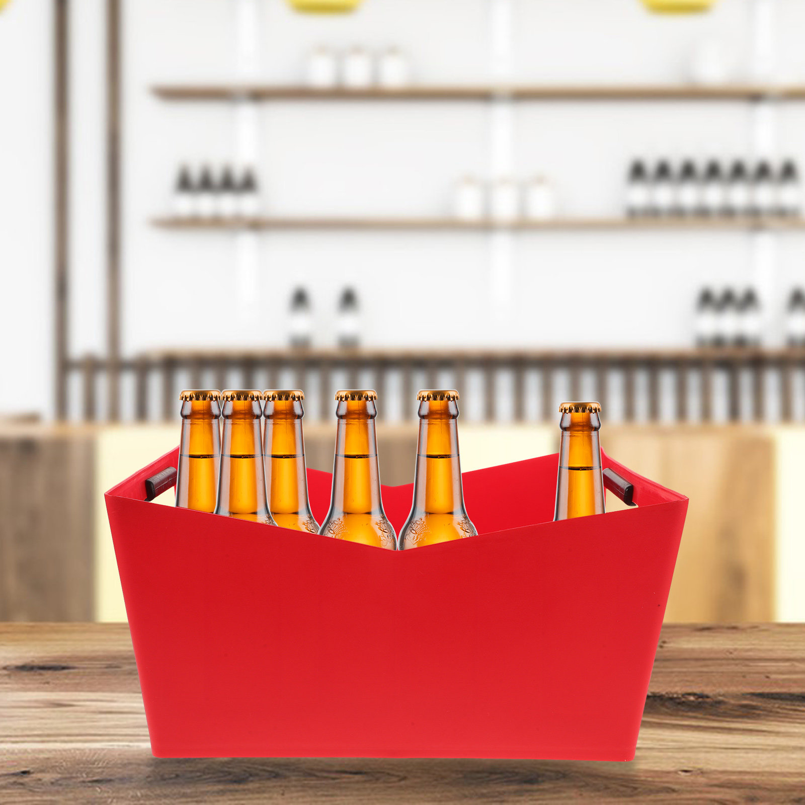 Cubo de plástico tipo V de gra - Wine Beer Type reseña y precio