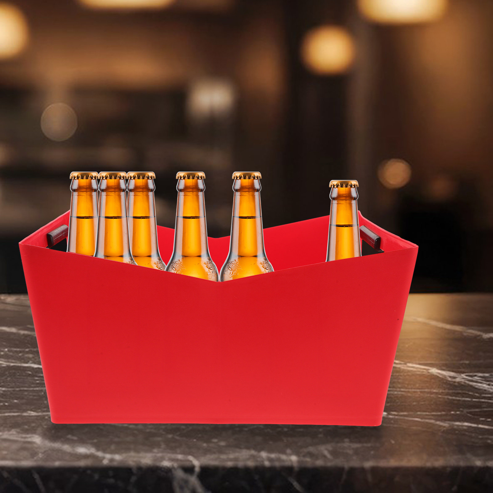 Cubo de plástico tipo V de gra - Wine Beer Type reseña y precio