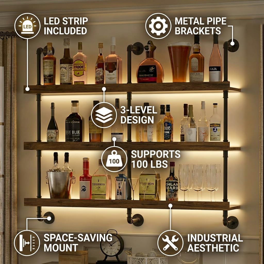 Estante para vinos montado en  - Wine Rack Wall Mount reseña y precio