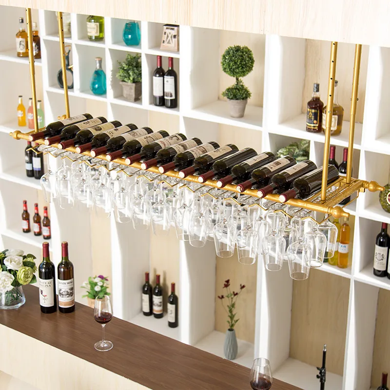 Soportes de copa de vino de fu - Wine Rack Wall Mount reseña y precio