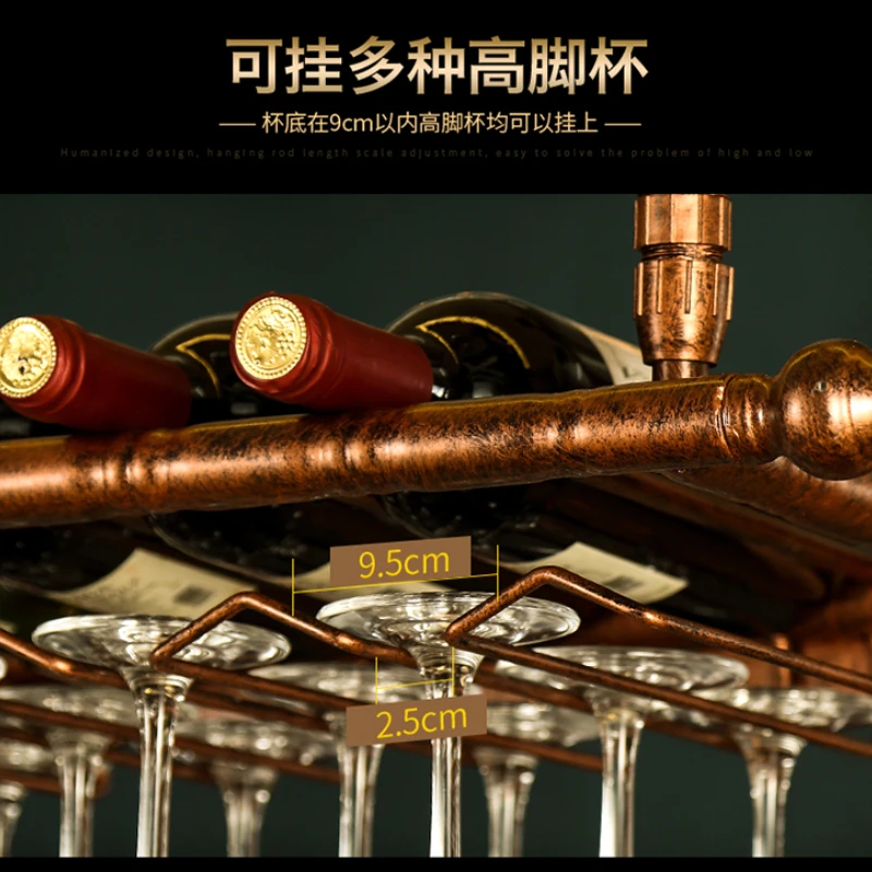 Soportes de copa de vino de fu - Wine Rack Wall Mount reseña y precio