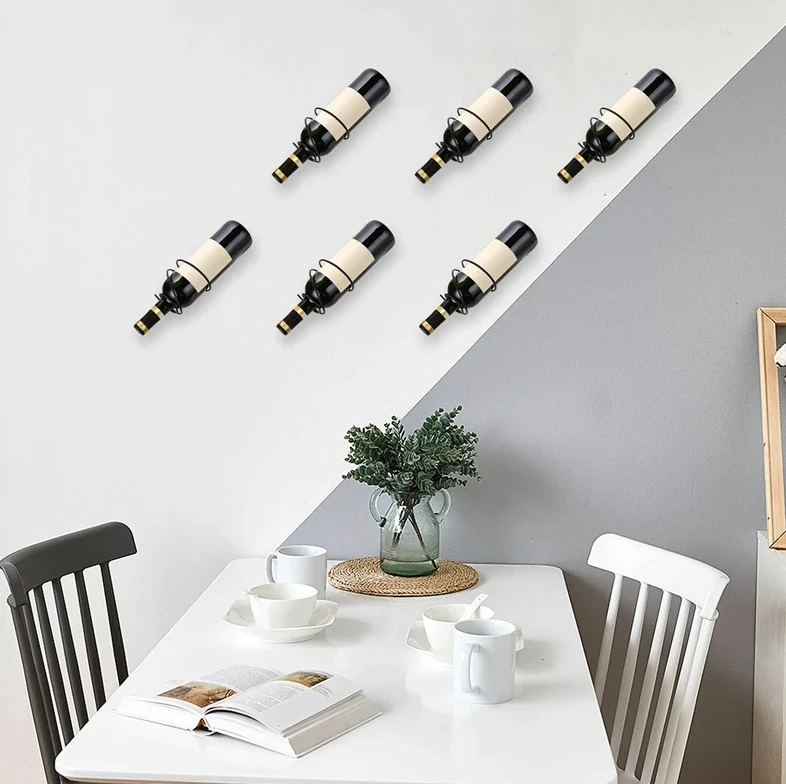 Paquete de 6 estantes para vin - Wine Rack Wall Mount reseña y precio