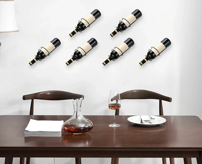 Paquete de 6 estantes para vin - Wine Rack Wall Mount reseña y precio
