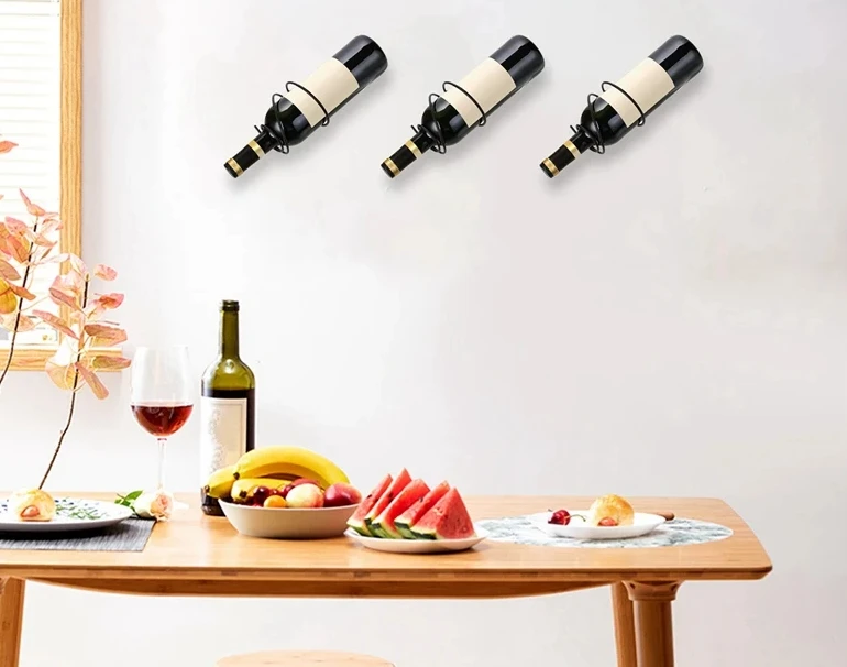 Paquete de 6 estantes para vin - Wine Rack Wall Mount reseña y precio