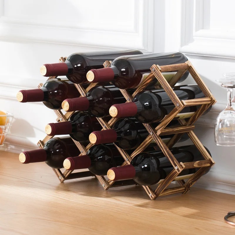 Estantes apilables para almace - Wine Rack Wall Mount reseña y precio