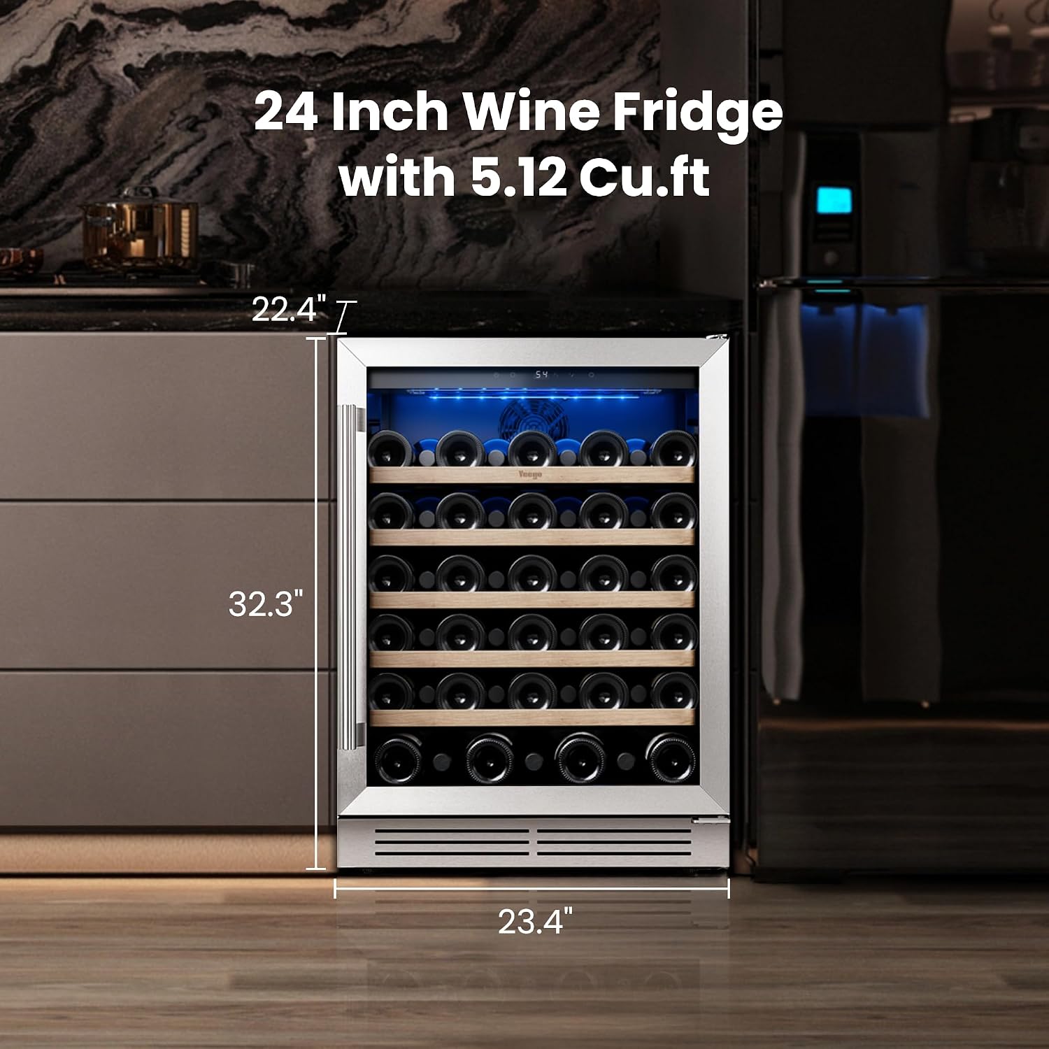 Enfriador de Vino Yeego - Neve - Wine Beer Fridge Under Counter reseña y precio