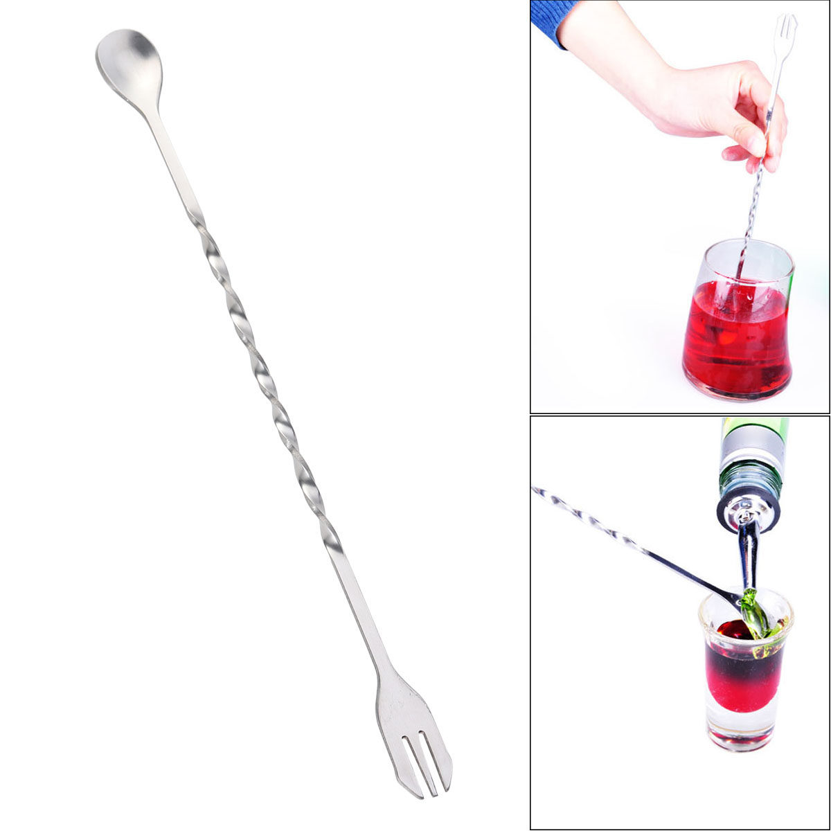 Cuchara Mezcladora de Acero In - Bar Spoon Twisted reseña y precio
