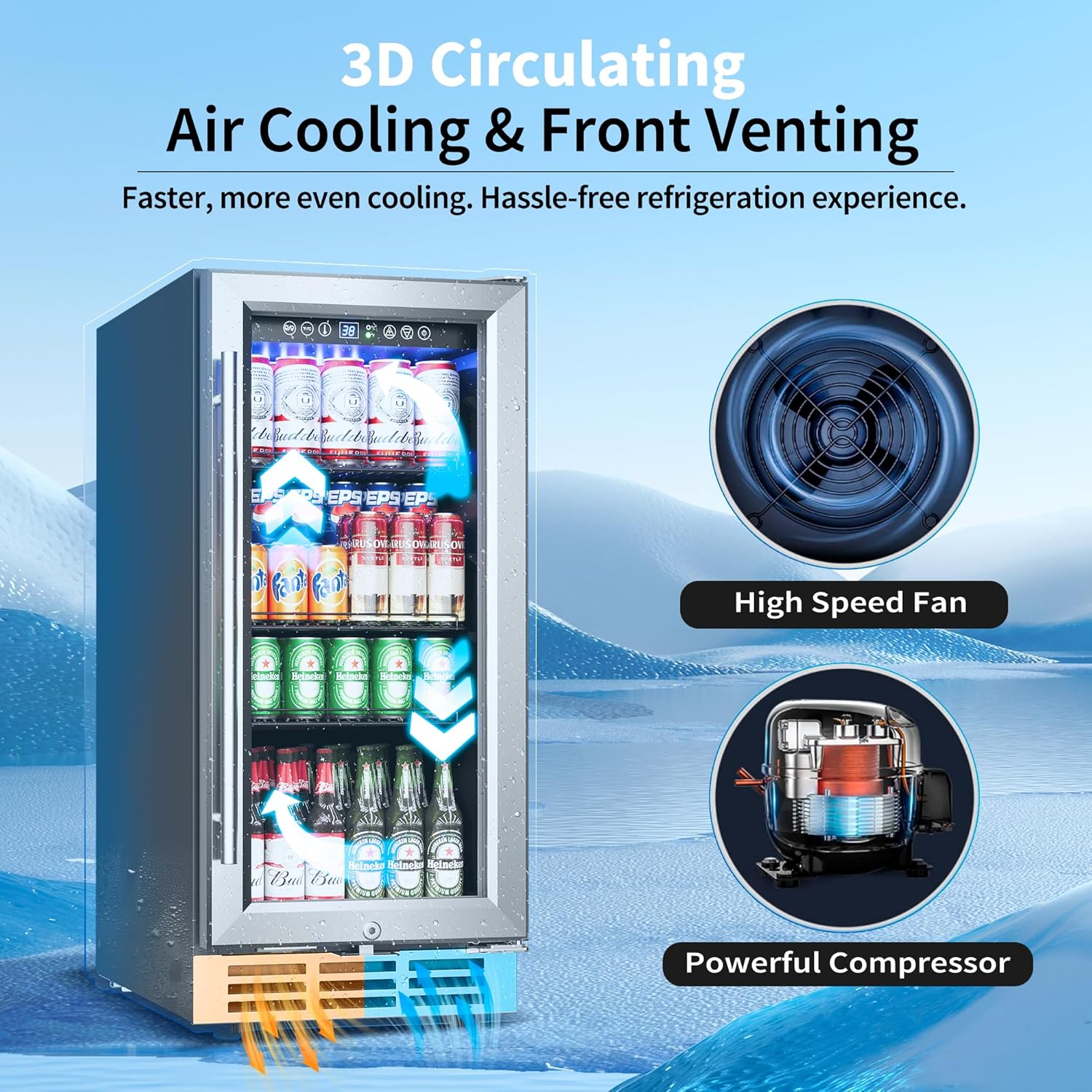 Refrigerador para Bebidas Bajo - Wine Beer Fridge Under Counter reseña y precio