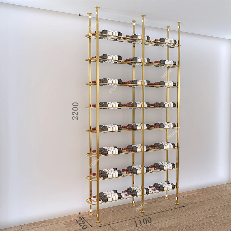 Estante de exhibición de metal - Wine Rack Wall Mount reseña y precio